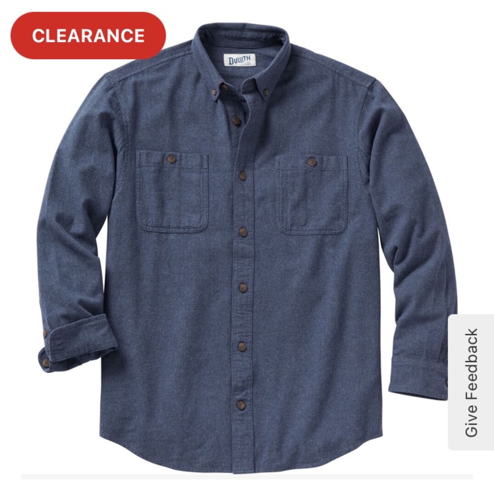 Duluth Trading Co. Free Swingin' Flannel Relaxed Fit Shirt